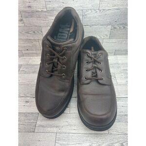 Rockport Shoes Mens Sz 14 Wide Brown Lace Up Leather Comfort Walking Work CG8972